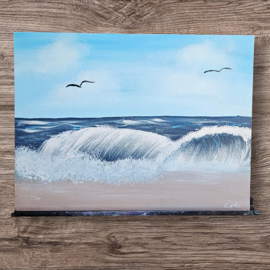 Crashing Wave - Flat Canvas