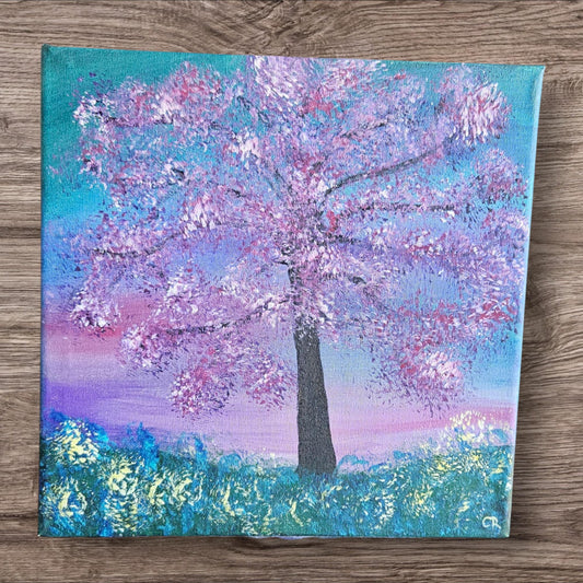 Tree in Bloom - Stretched Canvas